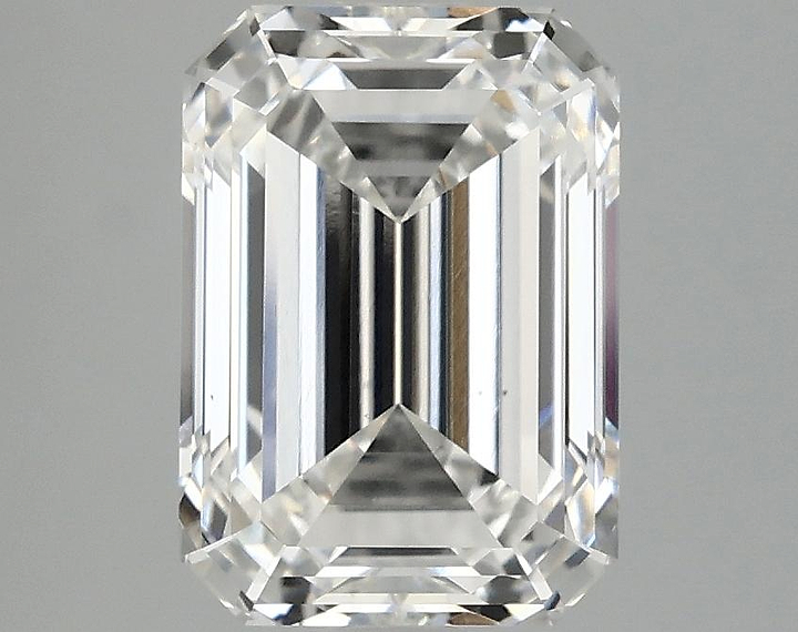 3.08 Carat Emerald Shaped Ideal Cut VS1 IGI Certified Lab Grown Diamond