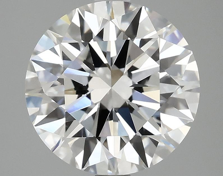 3.05 Carat Round Shaped Ideal Cut VVS2 IGI Certified Lab Grown Diamond