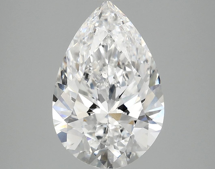 3.06 Carat Pear Shaped Excellent Cut VS2 IGI Certified Lab Grown Diamond