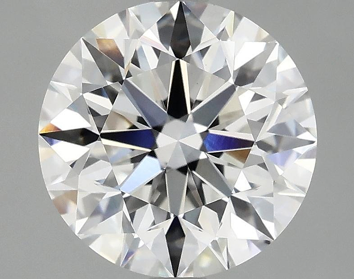 2.91 Carat Round Shaped Excellent Cut VVS2 IGI Certified Lab Grown Diamond