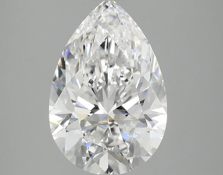 3.04 Carat Pear Shaped Excellent Cut VS2 IGI Certified Lab Grown Diamond