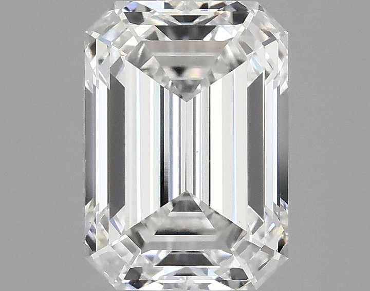 2.85 Carat Emerald Shaped Ideal Cut VS1 IGI Certified Lab Grown Diamond