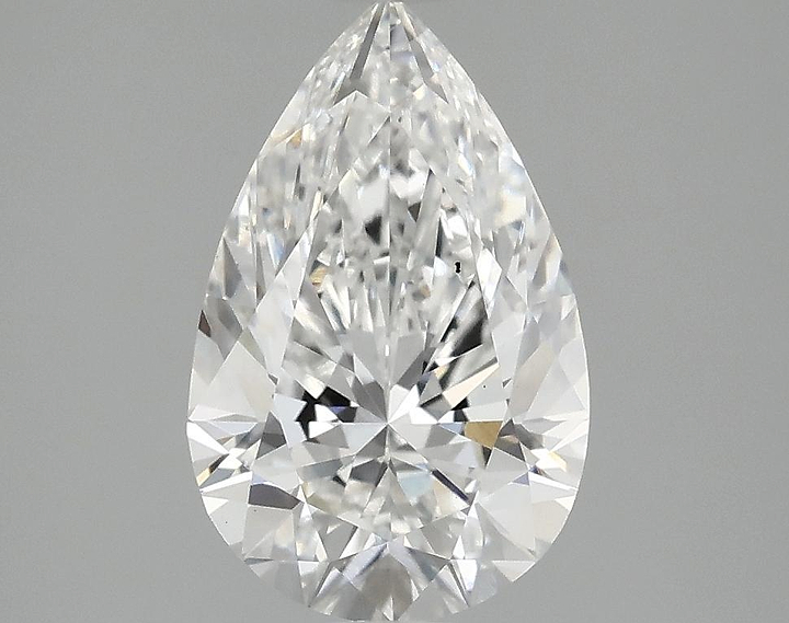 2.1 Carat Pear Shaped Ideal Cut VS2 IGI Certified Lab Grown Diamond
