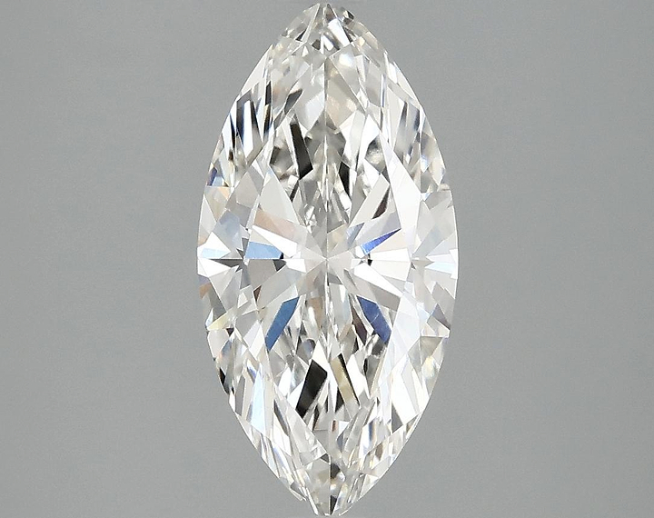 1.97 Carat Marquise Shaped Ideal Cut VVS2 IGI Certified Lab Grown Diamond