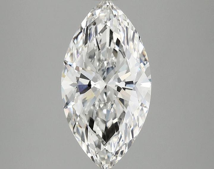 3.1 Carat Marquise Shaped Ideal Cut VVS2 IGI Certified Lab Grown Diamond