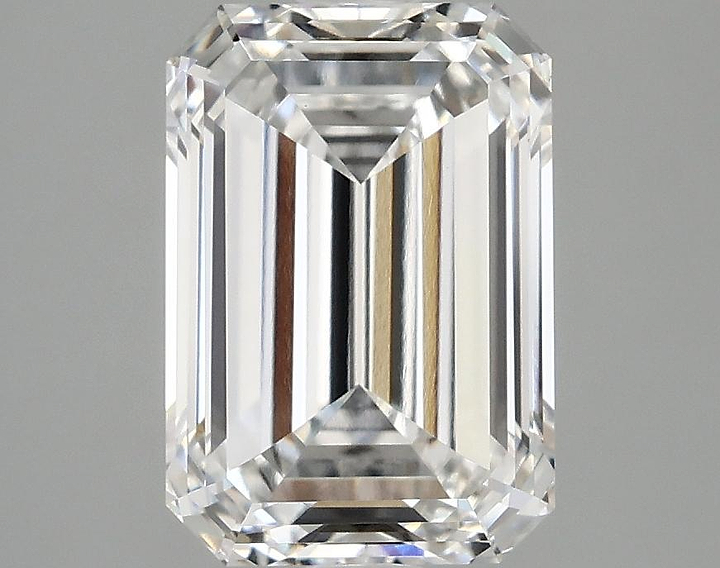 3.02 Carat Emerald Shaped Ideal Cut VVS2 IGI Certified Lab Grown Diamond
