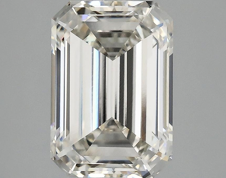3.07 Carat Emerald Shaped Ideal Cut VVS2 IGI Certified Lab Grown Diamond