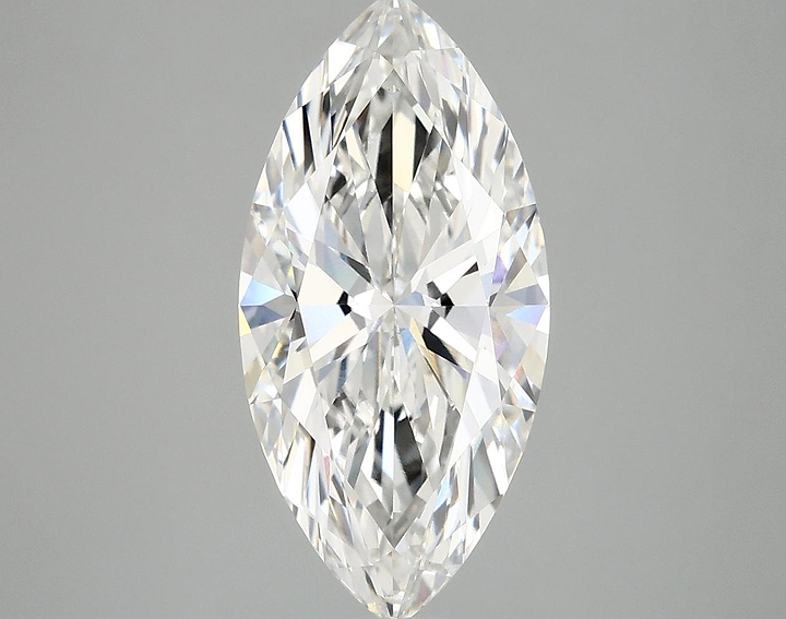 3.07 Carat Marquise Shaped Ideal Cut VVS2 IGI Certified Lab Grown Diamond