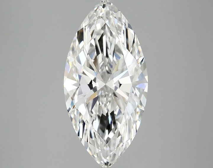 3.09 Carat Marquise Shaped Ideal Cut VVS2 IGI Certified Lab Grown Diamond