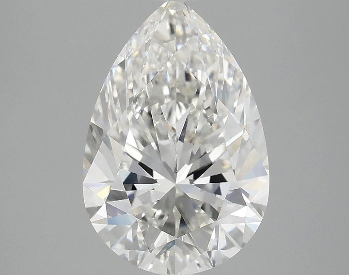 3.02 Carat Pear Shaped Excellent Cut VVS2 IGI Certified Lab Grown Diamond