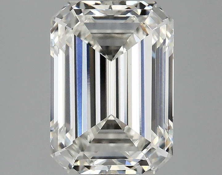 3.01 Carat Emerald Shaped Ideal Cut VVS2 IGI Certified Lab Grown Diamond