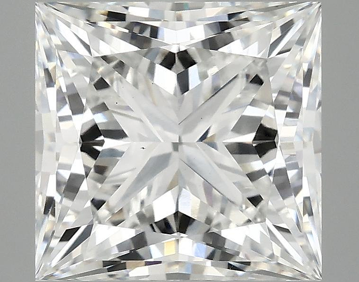 4.19 Carat Princess Shaped Ideal Cut VS1 IGI Certified Lab Grown Diamond