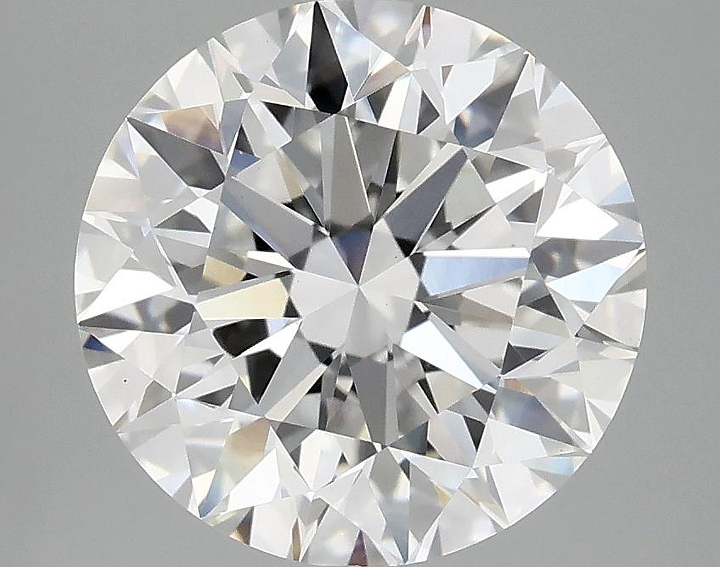 3.02 Carat Round Shaped Excellent Cut VVS2 IGI Certified Lab Grown Diamond