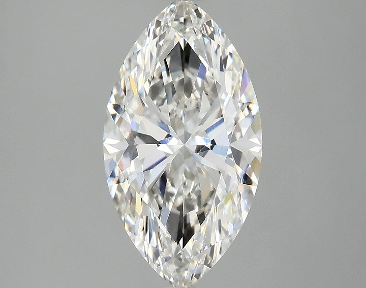 2.59 Carat Marquise Shaped Excellent Cut VVS2 IGI Certified Lab Grown Diamond
