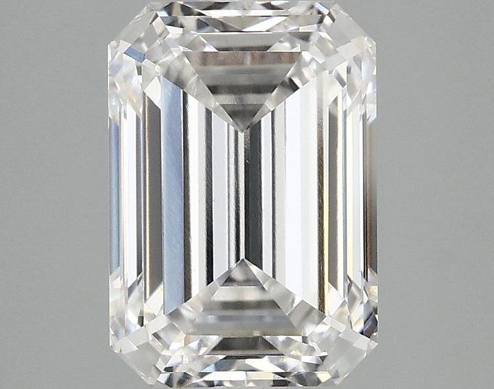 3.03 Carat Emerald Shaped Ideal Cut VVS2 IGI Certified Lab Grown Diamond