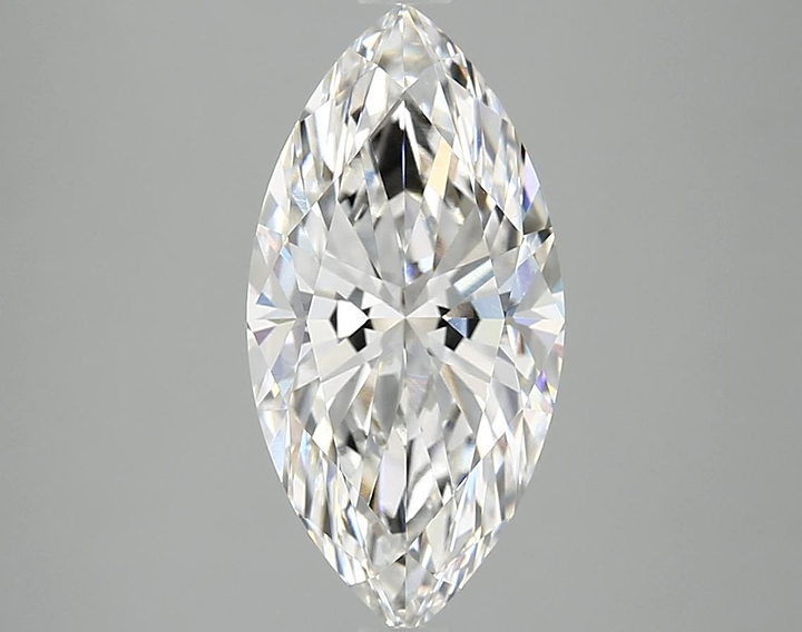 3.03 Carat Marquise Shaped Ideal Cut VVS2 IGI Certified Lab Grown Diamond