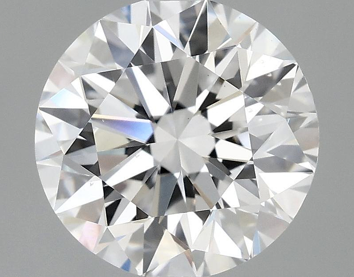 2.1 Carat Round Shaped Excellent Cut VS2 IGI Certified Lab Grown Diamond
