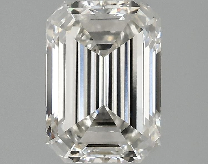 1.99 Carat Emerald Shaped Ideal Cut VVS2 IGI Certified Lab Grown Diamond
