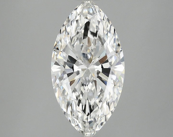 3.07 Carat Marquise Shaped Excellent Cut VVS1 IGI Certified Lab Grown Diamond