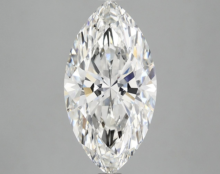 3.52 Carat Marquise Shaped Excellent Cut VVS2 IGI Certified Lab Grown Diamond