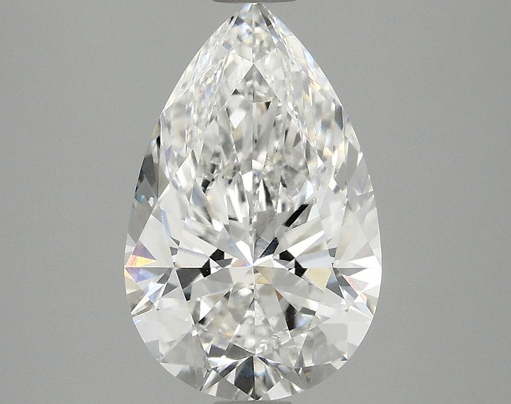 3.01 Carat Pear Shaped Ideal Cut VVS2 IGI Certified Lab Grown Diamond