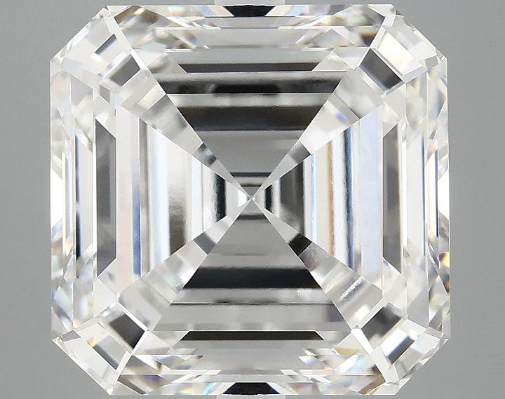 10.11 Carat Asscher Shaped Ideal Cut VVS2 IGI Certified Lab Grown Diamond