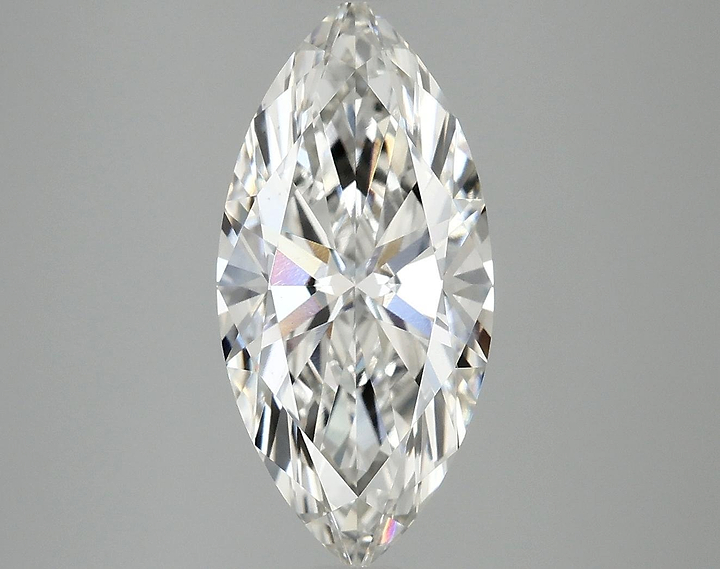 2.98 Carat Marquise Shaped Excellent Cut VVS2 IGI Certified Lab Grown Diamond