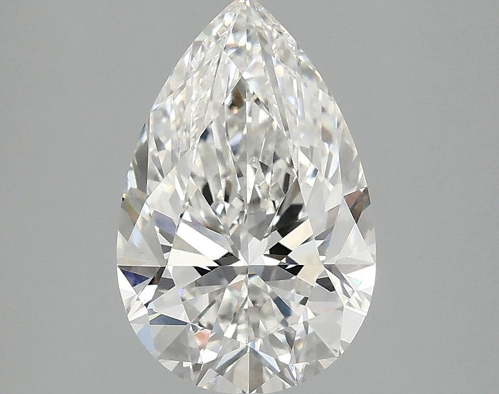 2.51 Carat Pear Shaped Ideal Cut VVS2 IGI Certified Lab Grown Diamond