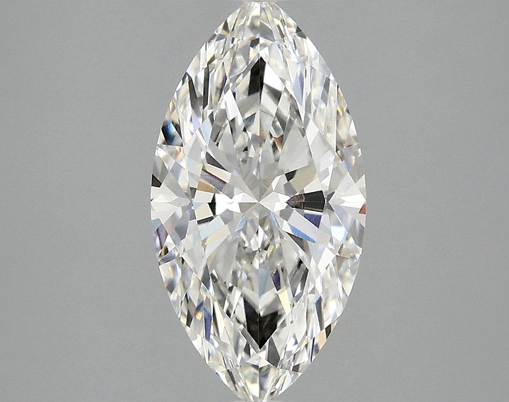 2.02 Carat Marquise Shaped Ideal Cut VVS2 IGI Certified Lab Grown Diamond