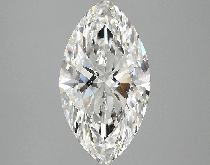 3.1 Carat Marquise Shaped Excellent Cut VVS2 IGI Certified Lab Grown Diamond