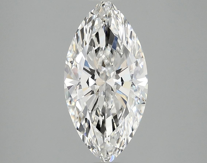 2.08 Carat Marquise Shaped Ideal Cut VVS2 IGI Certified Lab Grown Diamond