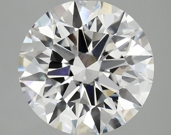 3.06 Carat Round Shaped Ideal Cut VVS2 IGI Certified Lab Grown Diamond