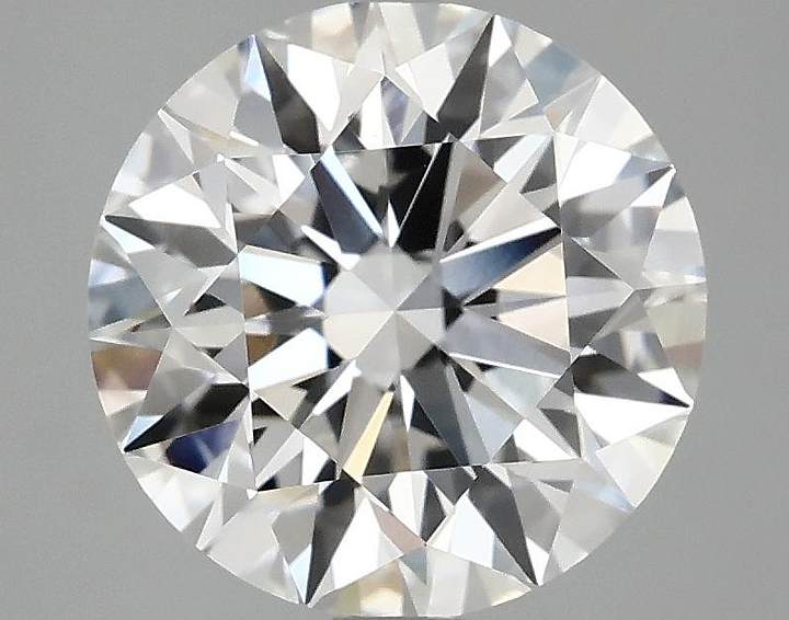 3.08 Carat Round Shaped Excellent Cut VVS2 IGI Certified Lab Grown Diamond