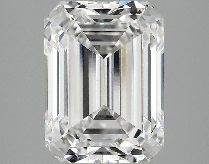 2.97 Carat Emerald Shaped Excellent Cut VS1 IGI Certified Lab Grown Diamond