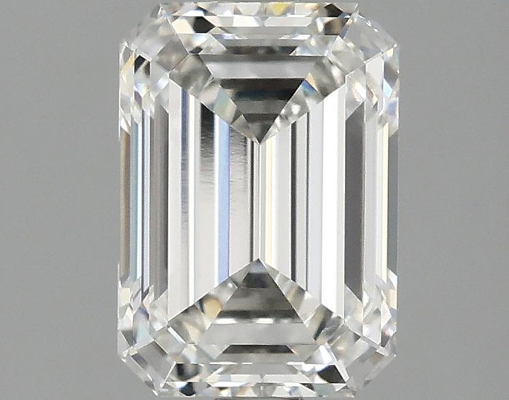 2.09 Carat Emerald Shaped Ideal Cut VVS2 IGI Certified Lab Grown Diamond