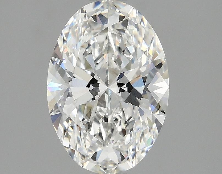 1.58 Carat Oval Shaped Ideal Cut VVS2 IGI Certified Lab Grown Diamond