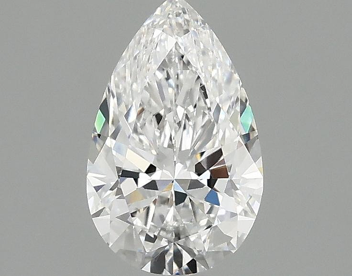 1.03 Carat Pear Shaped Ideal Cut VVS2 IGI Certified Lab Grown Diamond