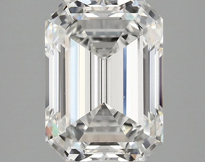 3.01 Carat Emerald Shaped Excellent Cut VS1 IGI Certified Lab Grown Diamond