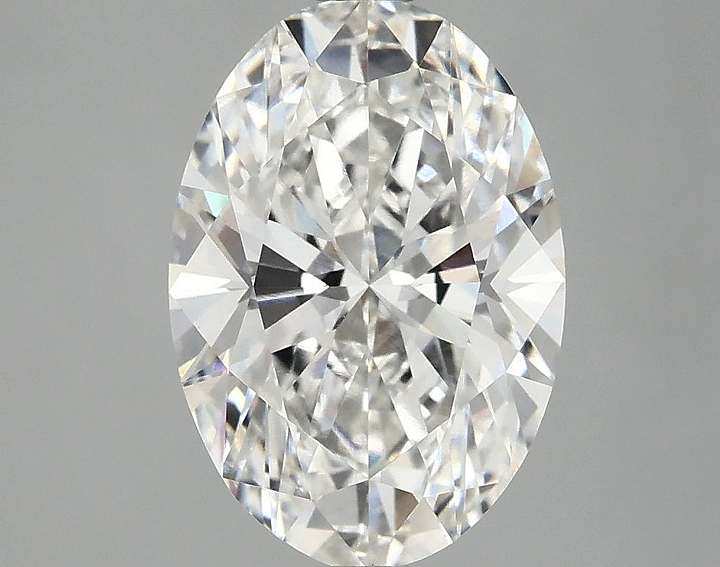 3.08 Carat Oval Shaped Ideal Cut VVS2 IGI Certified Lab Grown Diamond