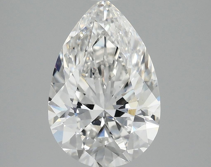 3.03 Carat Pear Shaped Excellent Cut VS1 IGI Certified Lab Grown Diamond