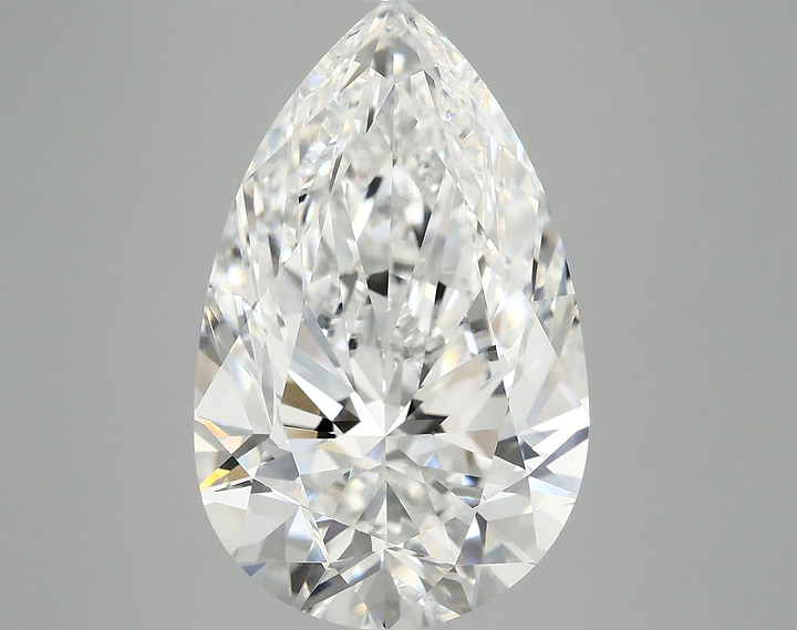 7.06 Carat Pear Shaped Ideal Cut VVS2 IGI Certified Lab Grown Diamond