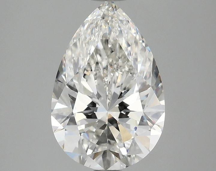 3.02 Carat Pear Shaped Excellent Cut VVS2 IGI Certified Lab Grown Diamond