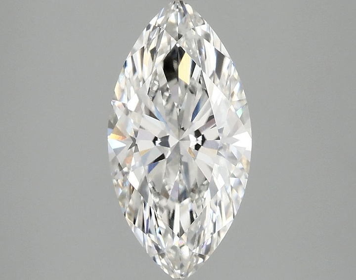 2.1 Carat Marquise Shaped Ideal Cut VVS2 IGI Certified Lab Grown Diamond