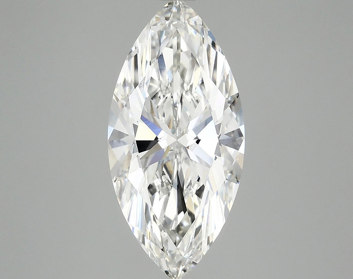 3.04 Carat Marquise Shaped Excellent Cut VVS2 IGI Certified Lab Grown Diamond