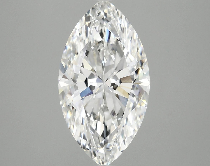 3.02 Carat Marquise Shaped Excellent Cut VS1 IGI Certified Lab Grown Diamond