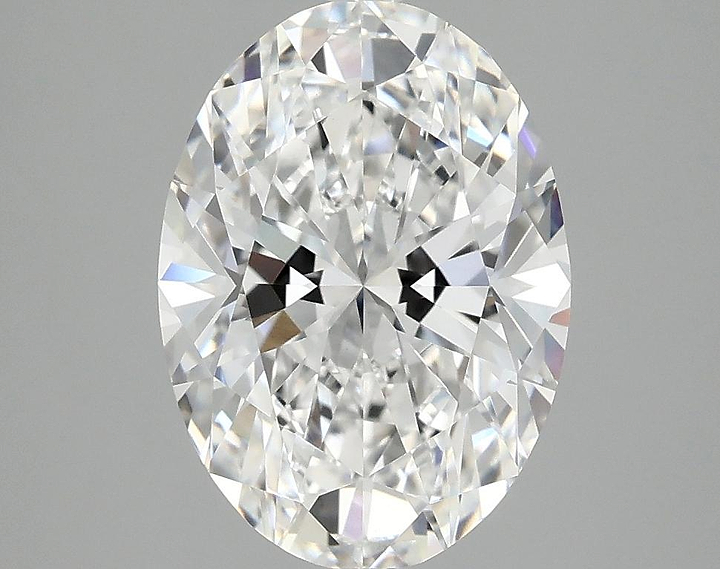 3.08 Carat Oval Shaped Ideal Cut VVS2 IGI Certified Lab Grown Diamond