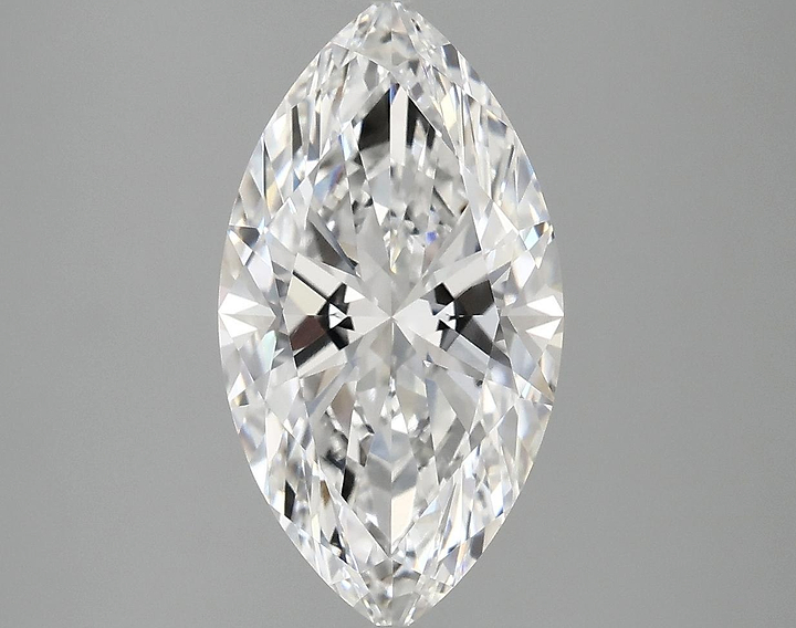 3.03 Carat Marquise Shaped Excellent Cut VVS2 IGI Certified Lab Grown Diamond