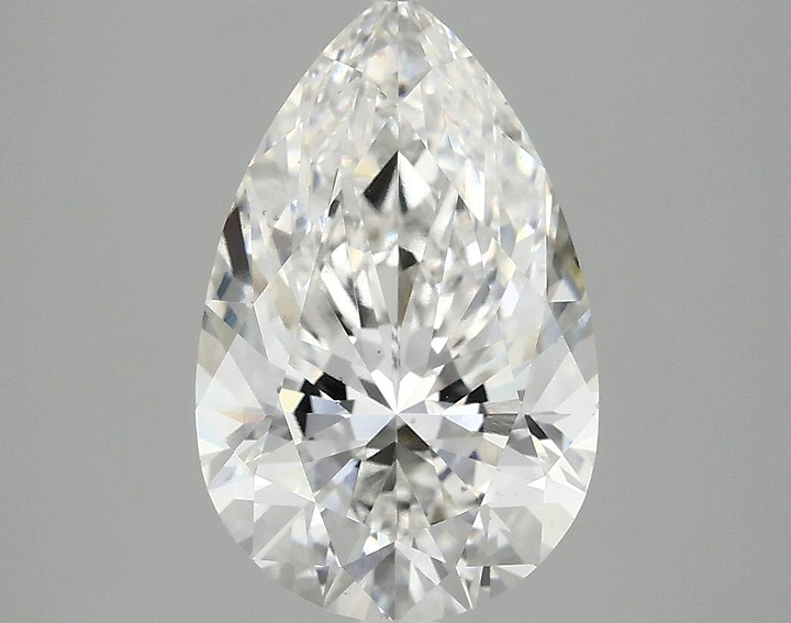 3.08 Carat Pear Shaped Ideal Cut VS1 IGI Certified Lab Grown Diamond