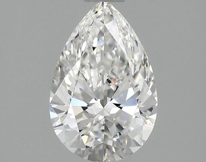 0.98 Carat Pear Shaped Excellent Cut VVS2 IGI Certified Lab Grown Diamond