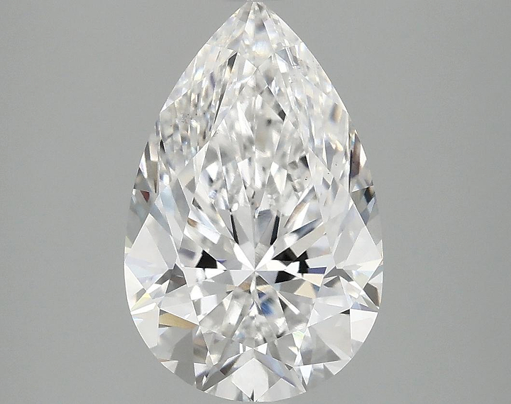 3.08 Carat Pear Shaped Ideal Cut VS2 IGI Certified Lab Grown Diamond